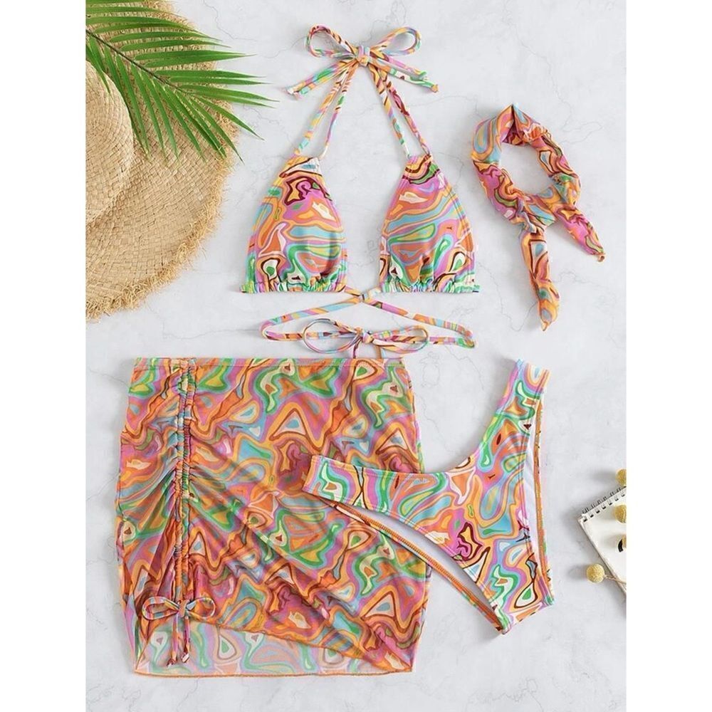 Bikini Set with Skirt - Picture 2 of 10